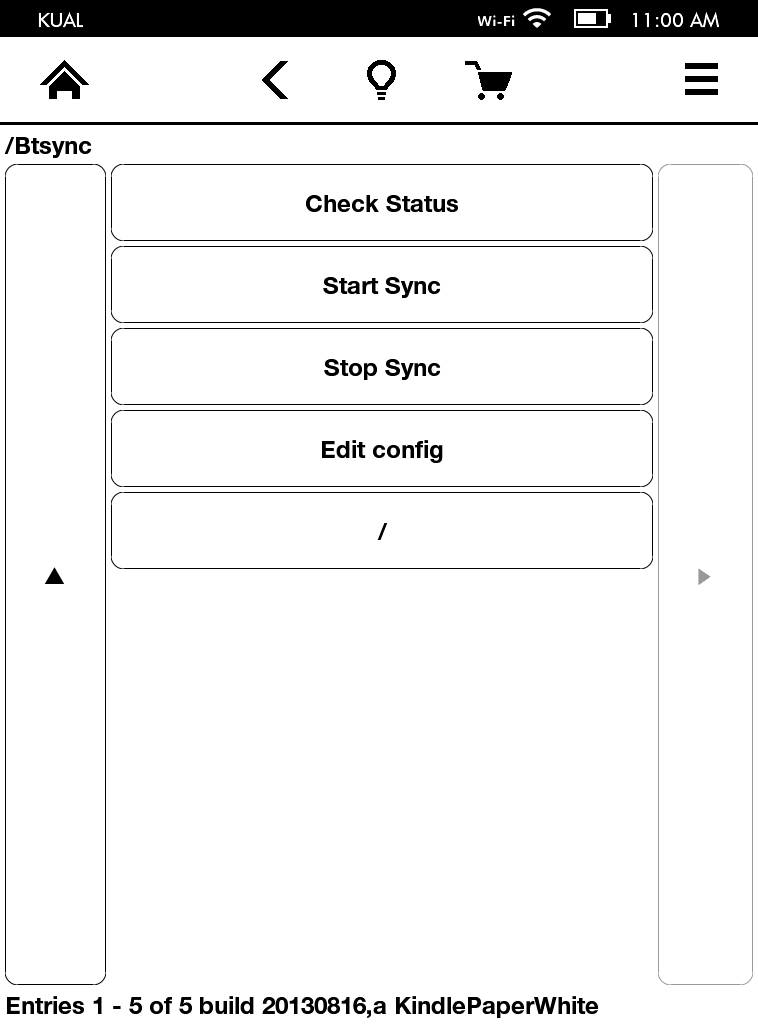 btsync menu