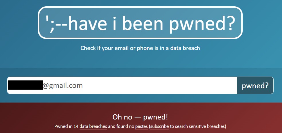have i been pwned?