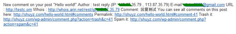 mail content